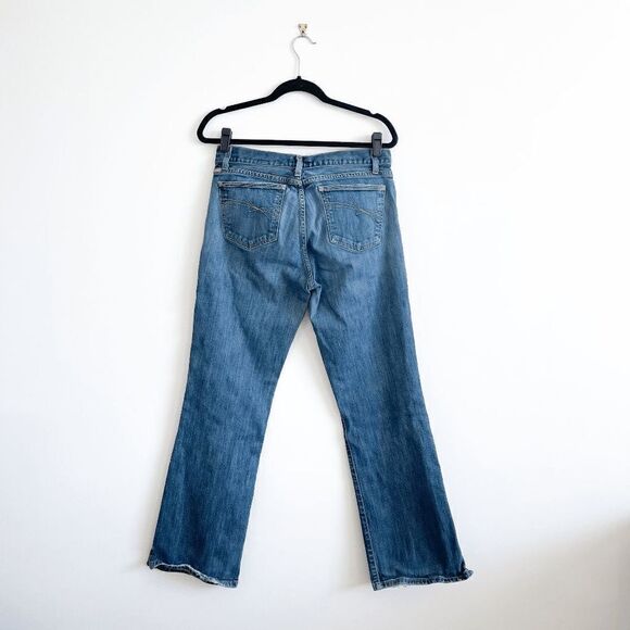 Cruel Girl Slim Straight Leg Denim Jeans Mid Rise Blue Wash Size 11 - Picture 3 of 13